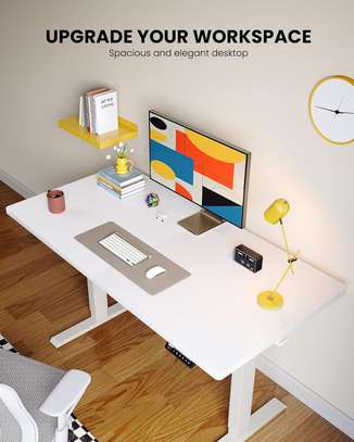 Office Desk: Black Executive Electric Office Desk image 5