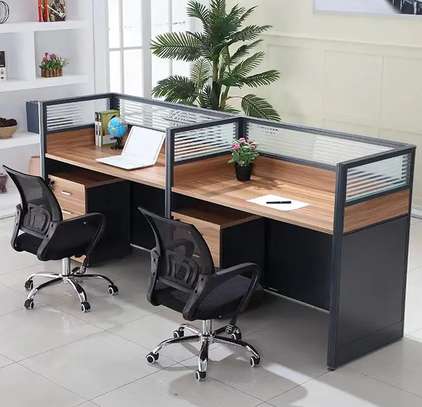 2 Way MDF Cubic Office Workstation image 11