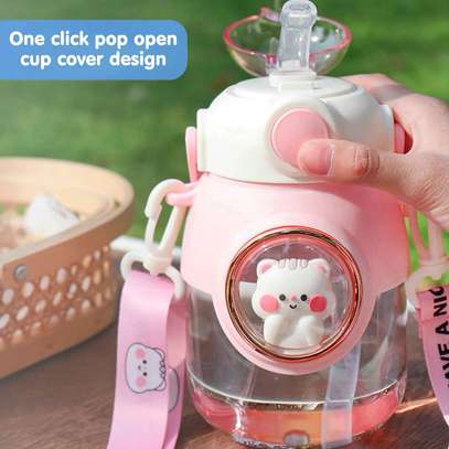 *900mls  Kids Sippy Cup with pop design image 3