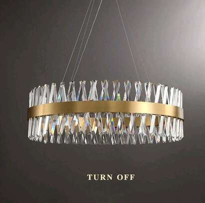 Modern Crystal Contracted Droplight Luxury Lamp image 2