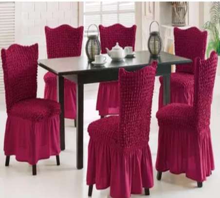 Trendy Bubble Stretch Dinning Seat covers image 3