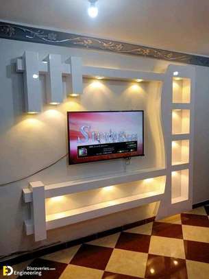 Gypsum Tv Area in Donholm PigiaMe