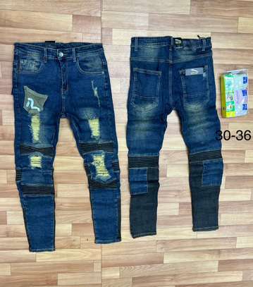 Funky sway legit Designer Quality men’s Rugged denim jeans image 9