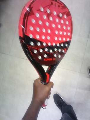 Adult Padel Racket red black 360 grams image 8