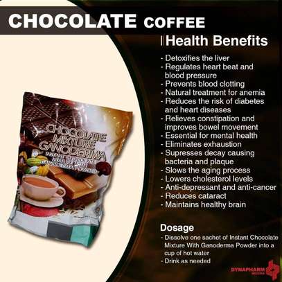 Chocolate coffee mixture with ganoderma image 1