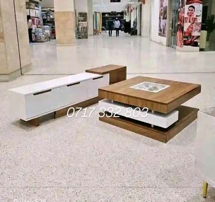 Set of tv stand & coffee table image 1