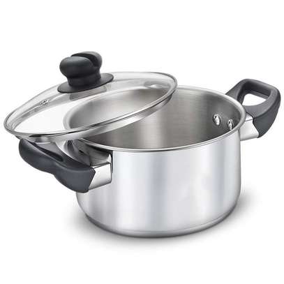 RAMTONS 24CM STAINLESS STEEL CASSEROLE MASTER CHEF PLUS image 1