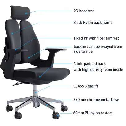 Office Chairs: Height Adjustable Foshan Chair image 2