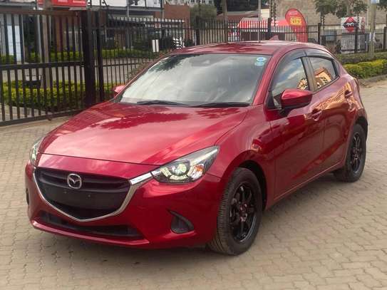Mazda Axela hybrid Red color fully loaded 2018 model image 1