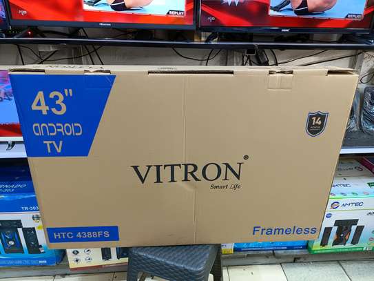 Vitron 43 2023 model smart Android frameless TV image 2