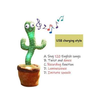 Dancing Talking Singing Cactus Kids Toys Plush Toys image 1