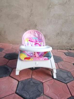 Toddler portable rocker.. Slightly used in perfect condition image 1