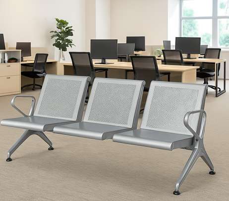 Office Bench: 3-Seater Ergonomic Reception Bench image 1
