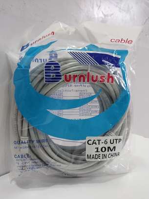 10m White Ethernet Network Lan Cable CAT6 UTP image 3