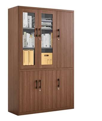 Office Cabinet: 3 Door Wood Cabinet image 3