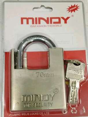 Mindy top security 70mm padlock image 1