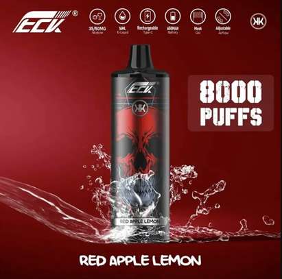 ECK KK Energy 8000 Puffs Vape 5% Nic – Red Apple Lemon image 1