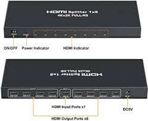 1 by 8 hdmi splitter image 1