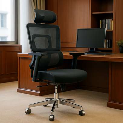 Office Chair: Orthopedic High Back Office Seat image 1