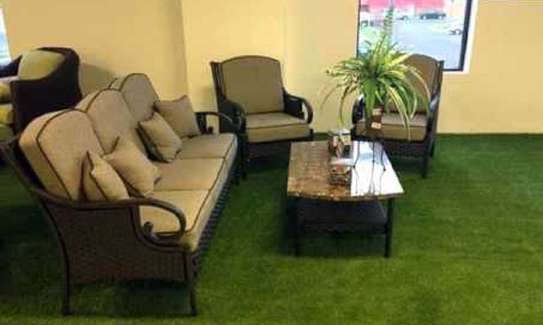An outstanding home balcony on Artificial Grass Carpet image 1