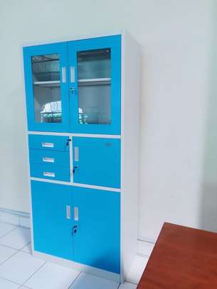 Metal Office Cabinet – 3-Drawer Steel Filing Storage image 2