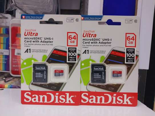 SanDisk 64GB Ultra UHS-I microSDXC Memory Card (Class 10) image 2