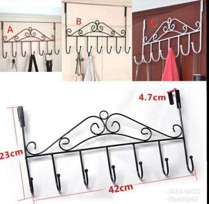 Over the door hanger with 7 hooks image 1
