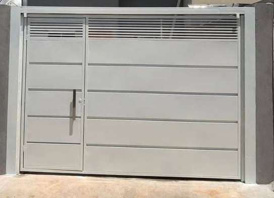 Top steel modern sliding gates image 7