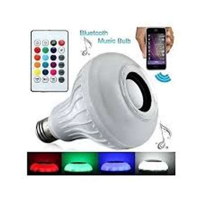 led music bulb with bluetooth music player with free usb disk