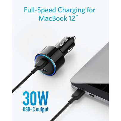 ANKER POWERDRIVE+III 2-PORT 48W HIGH-SPEED USB-C CAR CHARGER image 6