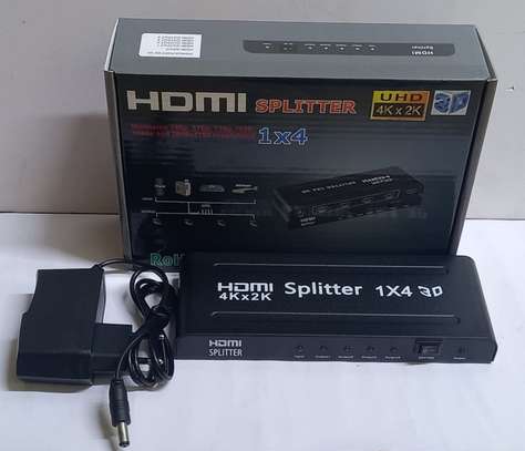 HDMI splitter 1*4 repeater amplifier image 1