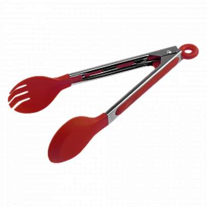 Non Stick Stainless Steel Kitchen BBQ Food Tongs image 6