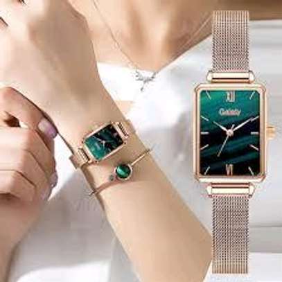 Gift lady watch with bracelet image 1