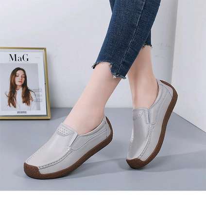 Ladies Leather Loafers Size 36-43 image 8