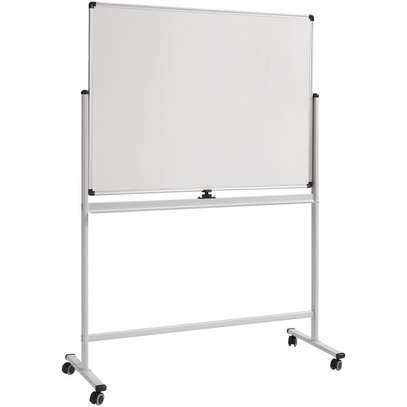 portable one side magnetic 4*4ft whiteboard image 1