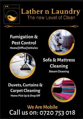 Sofa Cleaning , fumigation and laundry services image 1