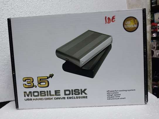 3.5 INCH IDE Hard Disk Drive Box External USB Enclosure CASE image 3