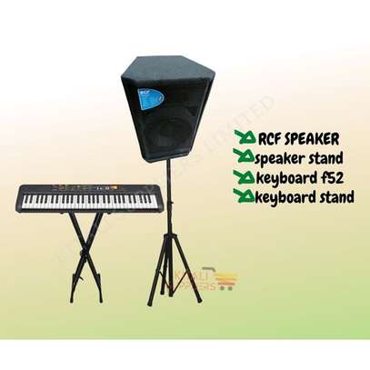 Rcf Speaker With Yamaha Keyboard image 1