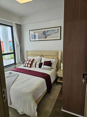 Modern Dining Table Set 6-Seater Beige Upholstered image 9