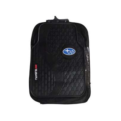 Subaru Branded Subaru 5pc Heavy Duty Rubber Car Floor Mats image 1