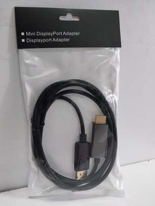 Video Cable 1.5 m DisplayPort to HDMI Cable Converter image 1