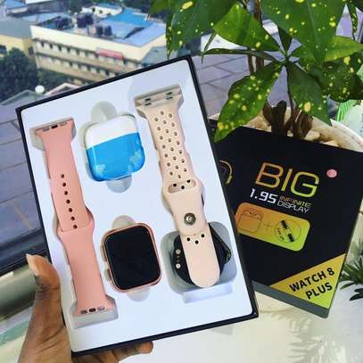 8 Pro Max 2 In 1 Smartwatch With Wireless Earphones image 1