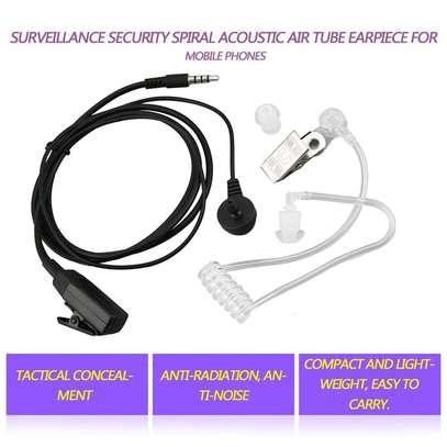 3.5mm EMF Protection Headphones Stereo Wired Earbuds image 1