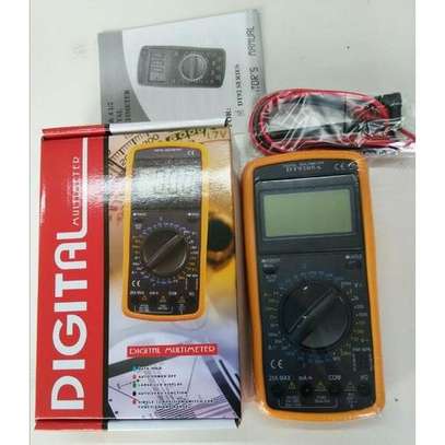 Digital Multimeter LCD AC DC Resistance Capacitance Meter image 1