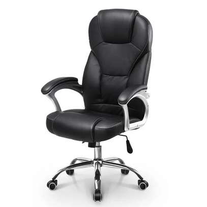 Office Chair: Leather Strong Mobile Office Chair image 3