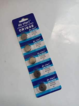 button battery 3V lithium battery CR1632  . (5 pack) image 2