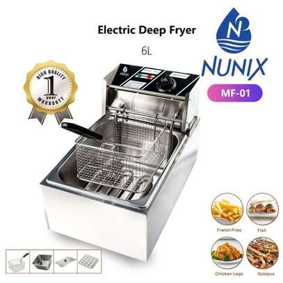 Nunix Stainless Steel Electric Deep Frier 6 Litres image 1