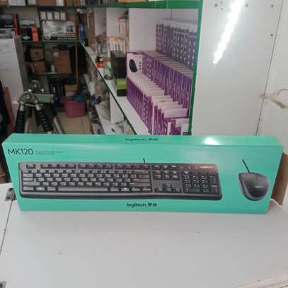 Logitech mk120 keyboard and mouse. image 1