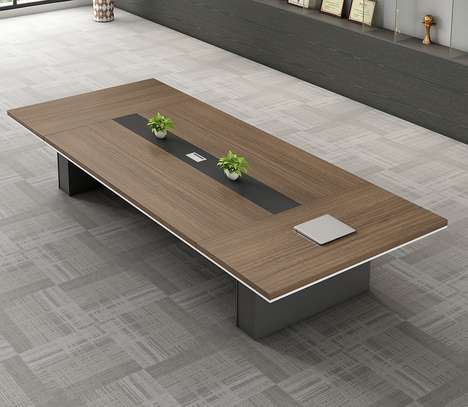 Office Table :  14 Chair Office Boardroom Table Setup image 4