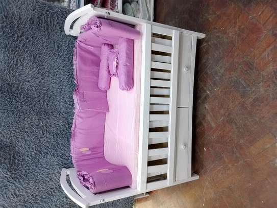 2 drawer baby cot image 1